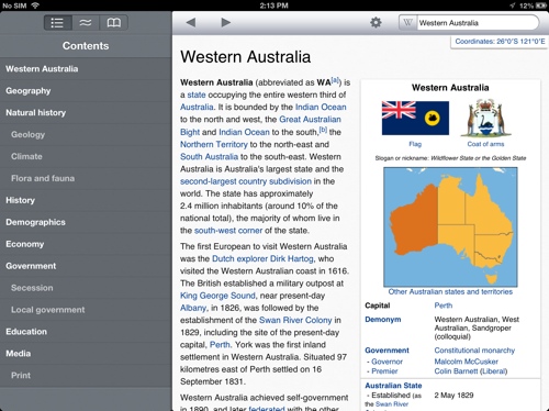 Wikipanion Plus for iPad